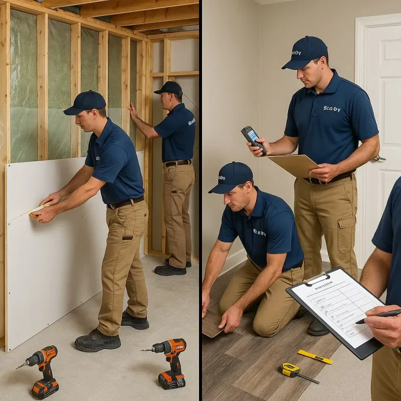 Repairs and Reconstruction process in Fairview, NY