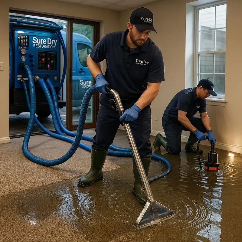 Water Extraction and Removal process in Fairview, NY